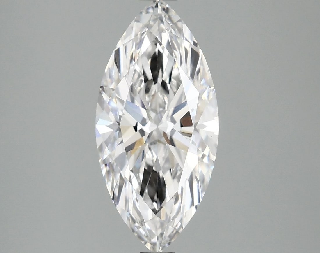 Loose Diamond - MARQUISE 2.09ct E VVS2: Loose Diamond - MARQUISE 2.09ct E VVS2 Source: This is a real non-mined Diamond that has been grown in a lab Shape: MARQUISE Carats: 2.09 Color: E Clarity: VVS2 Certification: IGI Video: