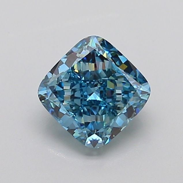 Loose Diamond - CUSHION MODIFIED 1.68ct Fancy Vivid Blue VS2: Loose Diamond - CUSHION MODIFIED 1.68ct Fancy Vivid Blue VS2 Source: This is a real non-mined Diamond that has been grown in a lab Shape: CUSHION MODIFIED Carats: 1.68 Color: Fancy Vivid Blue Certific
