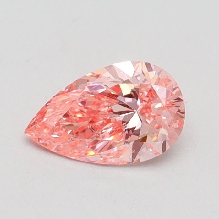 Loose Diamond - PEAR 0.5ct Fancy Intense Pink SI1: Loose Diamond - PEAR 0.5ct Fancy Intense Pink SI1 Source: This is a real non-mined Diamond that has been grown in a lab Shape: PEAR Carats: 0.5 Color: Fancy Intense Pink Certification: IGI Video: