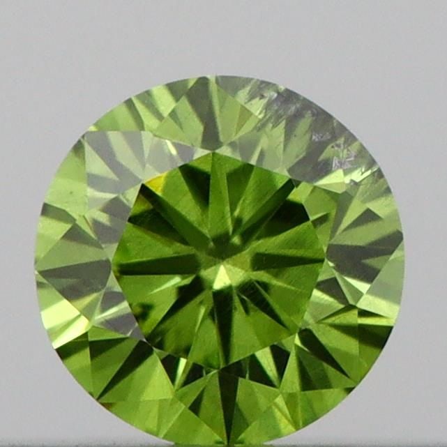 Loose Diamond - ROUND 0.19ct Fancy Vivid Green SI2 (1 of 1)