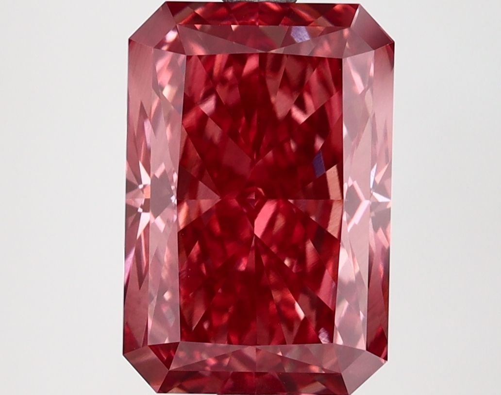 Loose Diamond - RADIANT 4.06ct Fancy Vivid Brownish Pink VVS2 (1 of 1)
