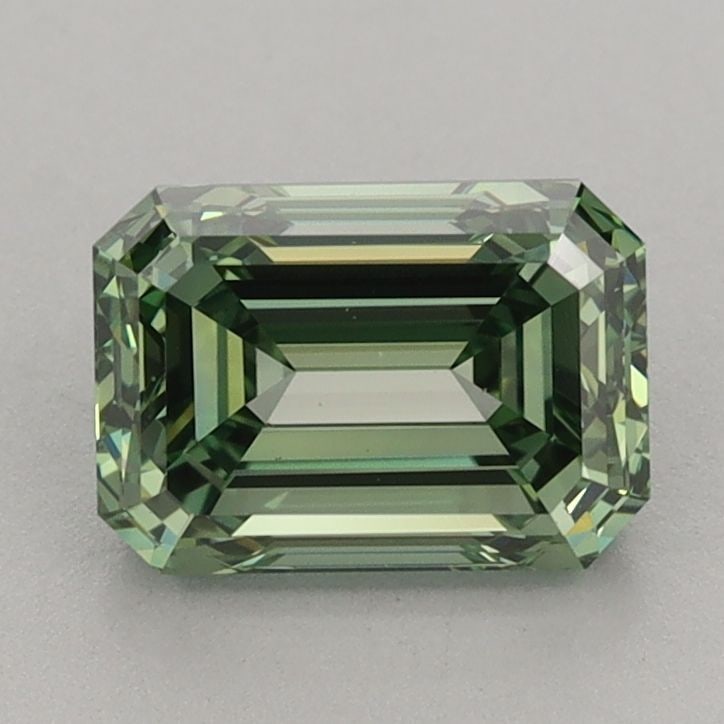 Loose Diamond - EMERALD 1.71ct Fancy Vivid Green VS1 (1 of 1)