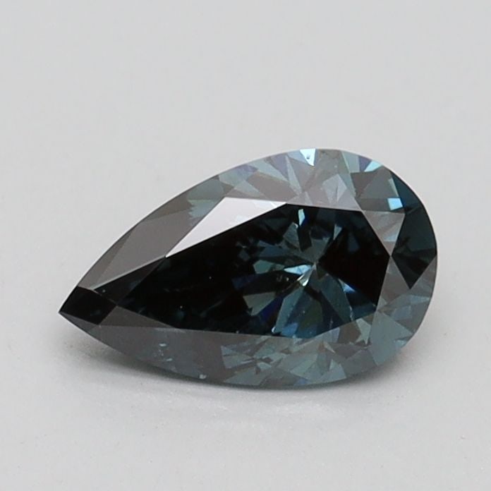 Loose Diamond - PEAR 0.55ct Fancy Deep Greenish Blue SI1: Loose Diamond - PEAR 0.55ct Fancy Deep Greenish Blue SI1 Source: This is a real non-mined Diamond that has been grown in a lab Shape: PEAR Carats: 0.55 Color: Fancy Deep Greenish Blue Certification: I