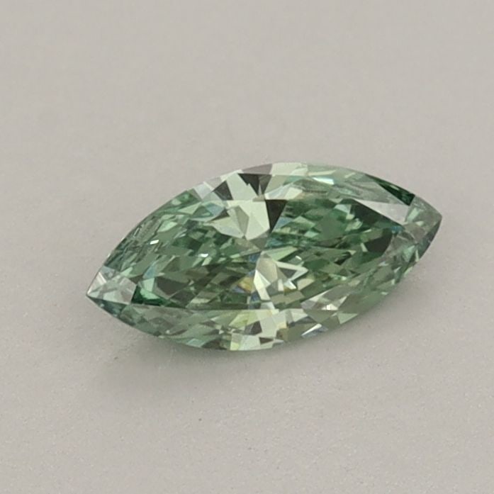 Loose Diamond - MARQUISE 0.31ct Fancy Vivid Green VS1: Loose Diamond - MARQUISE 0.31ct Fancy Vivid Green VS1 Source: This is a real non-mined Diamond that has been grown in a lab Shape: MARQUISE Carats: 0.31 Color: Fancy Vivid Green Certification: IGI Vid