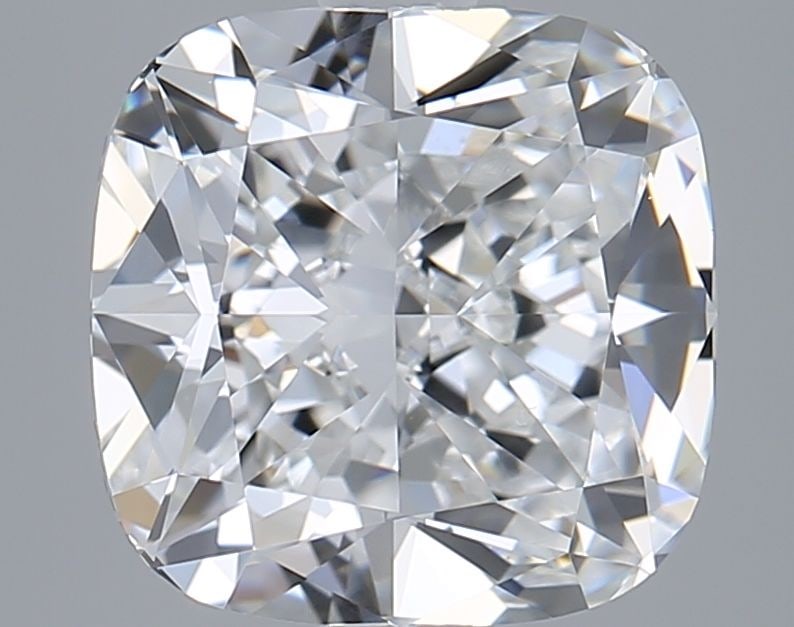 Loose Diamond - CUSHION BRILLIANT 2.66ct E VVS1: Loose Diamond - CUSHION BRILLIANT 2.66ct E VVS1 Source: This is a real non-mined Diamond that has been grown in a lab Shape: CUSHION BRILLIANT Carats: 2.66 Color: E Clarity: VVS1 Certification: GIA Vi