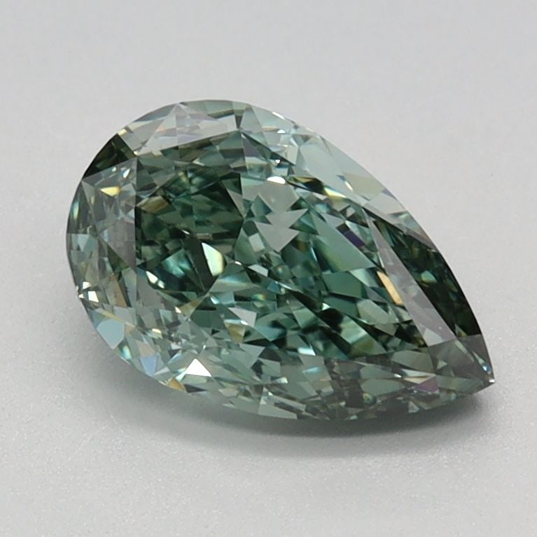Loose Diamond - PEAR 1.07ct Fancy Vivid Green VVS2 (1 of 1)