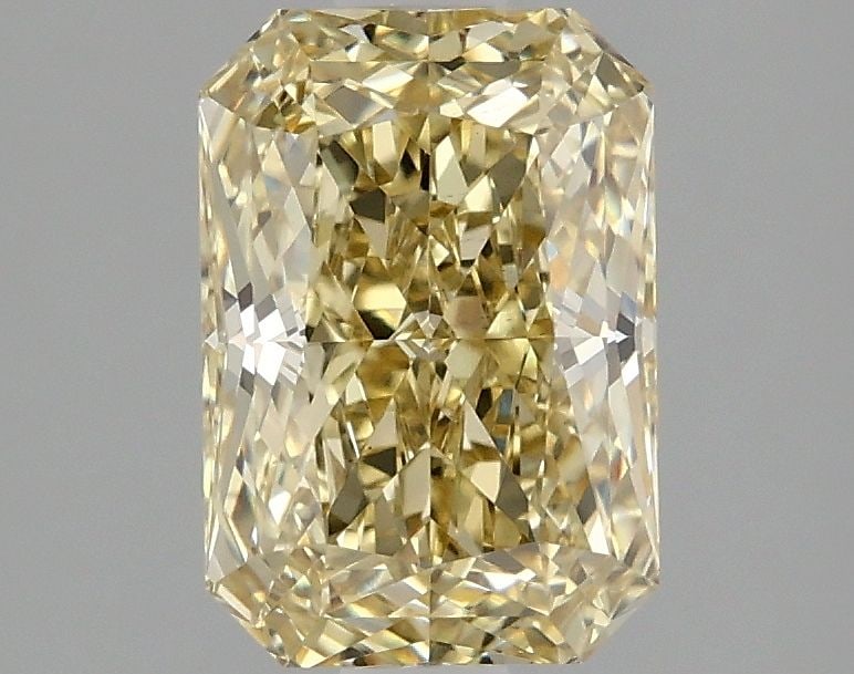 Loose Diamond - RADIANT 2.07ct Fancy Intense Yellow VS1: Loose Diamond - RADIANT 2.07ct Fancy Intense Yellow VS1 Source: This is a real non-mined Diamond that has been grown in a lab Shape: RADIANT Carats: 2.07 Color: Fancy Intense Yellow Certification: IGI