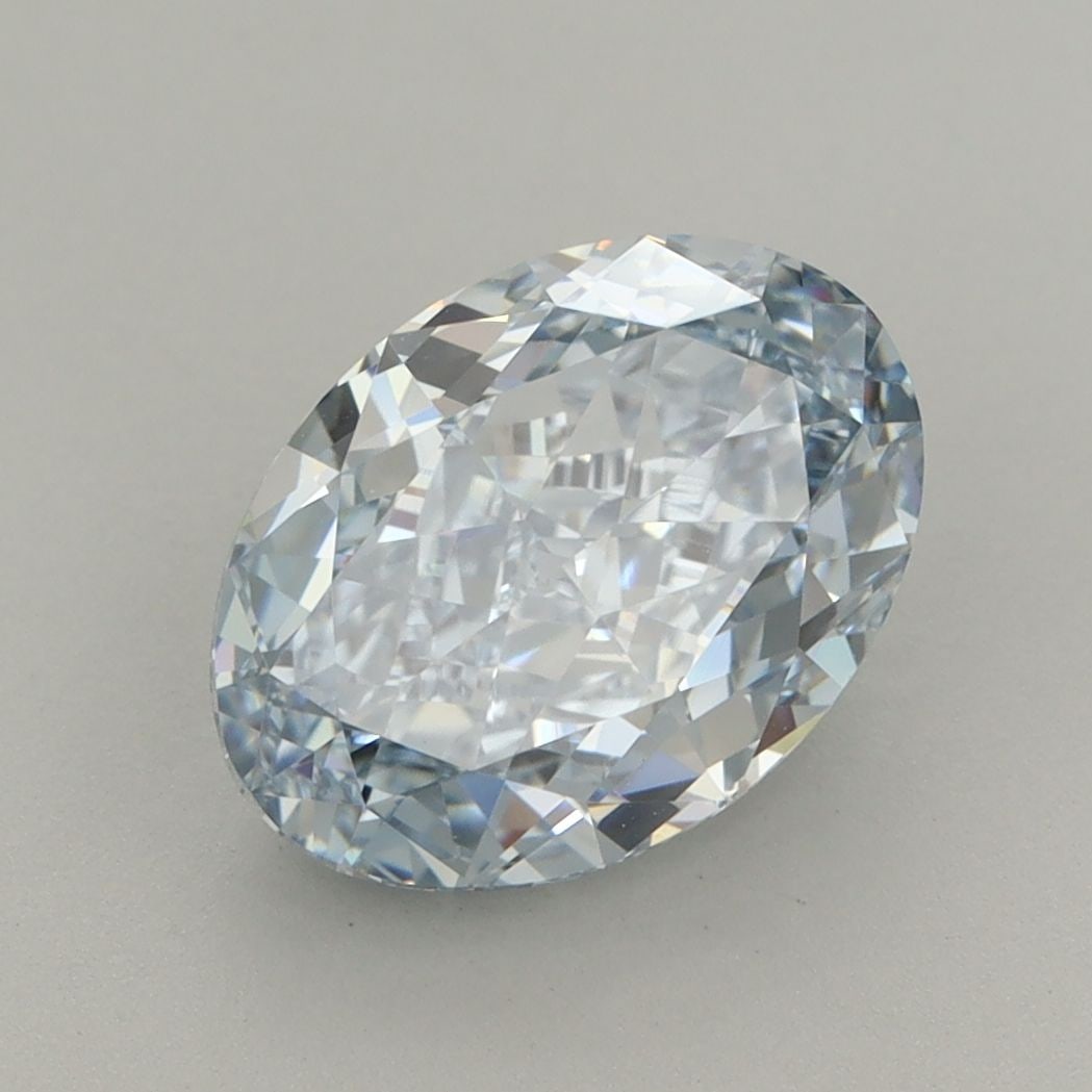 Loose Diamond - OVAL 3.1ct Fancy Intense Blue VS1: Loose Diamond - OVAL 3.1ct Fancy Intense Blue VS1 Source: This is a real non-mined Diamond that has been grown in a lab Shape: OVAL Carats: 3.1 Color: Fancy Intense Blue Certification: IGI Video: