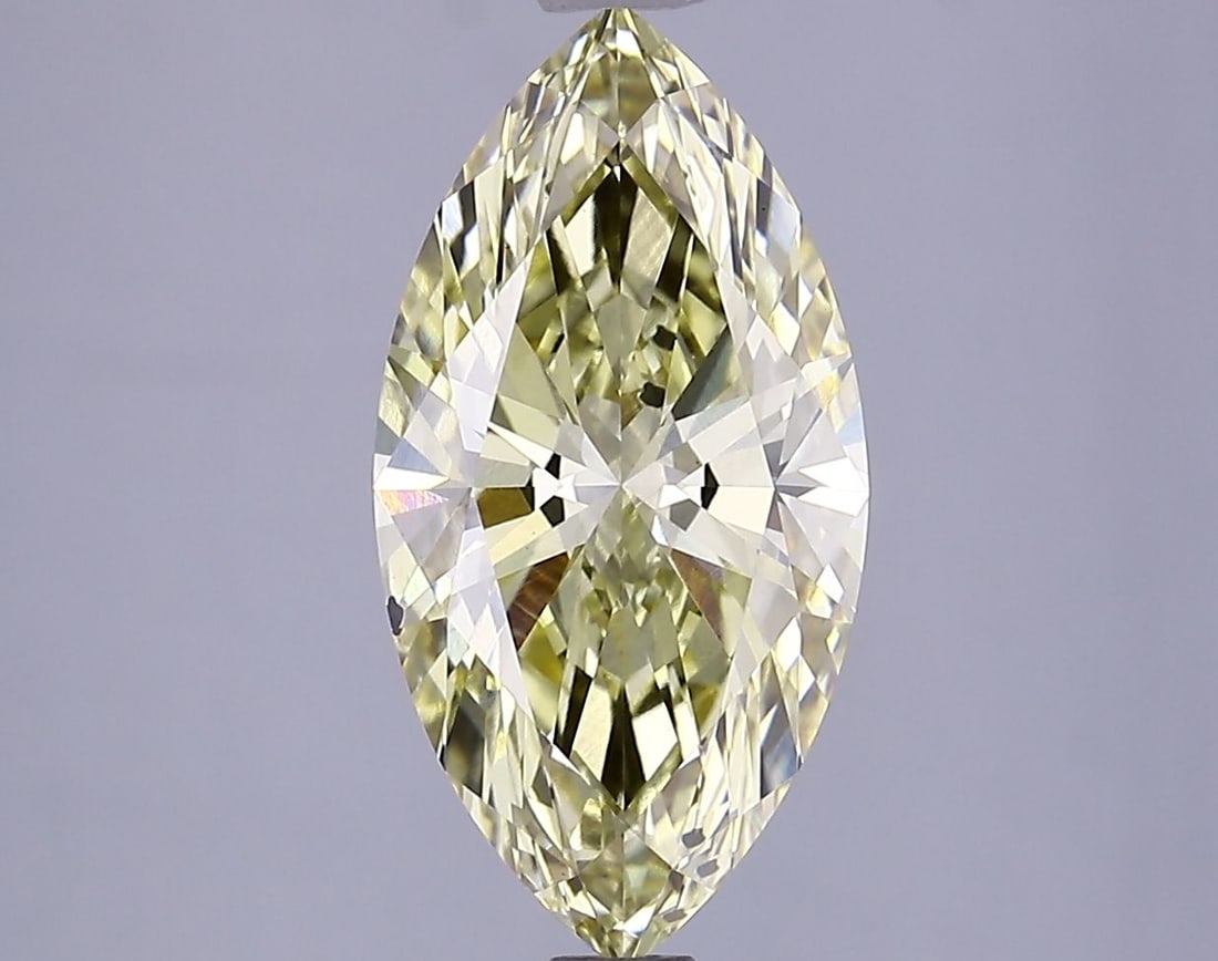 Loose Diamond - MARQUISE 2.63ct Fancy Intense Yellow VS2: Loose Diamond - MARQUISE 2.63ct Fancy Intense Yellow VS2 Source: This is a real non-mined Diamond that has been grown in a lab Shape: MARQUISE Carats: 2.63 Color: Fancy Intense Yellow Certification: