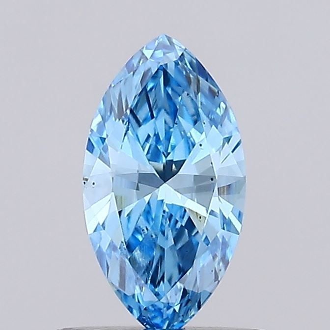 Loose Diamond - MARQUISE 0.58ct Fancy Vivid Blue VS2: Loose Diamond - MARQUISE 0.58ct Fancy Vivid Blue VS2 Source: This is a real non-mined Diamond that has been grown in a lab Shape: MARQUISE Carats: 0.58 Color: Fancy Vivid Blue Certification: IGI Video