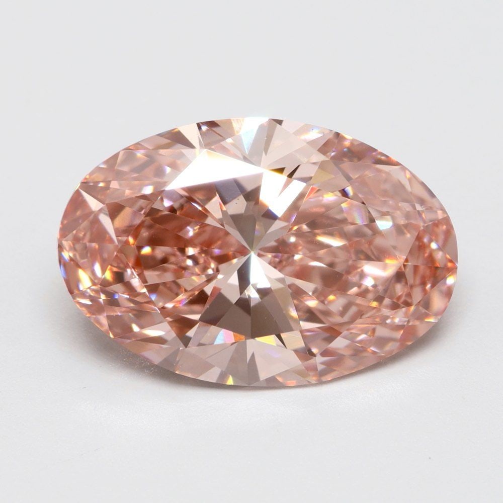 Loose Diamond - OVAL 3.09ct Fancy Vivid Pink VS1 (1 of 1)