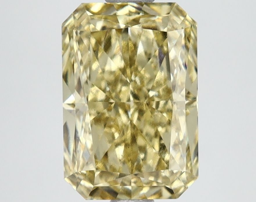 Loose Diamond - RADIANT 2.5ct Fancy Intense Yellow VVS2: Loose Diamond - RADIANT 2.5ct Fancy Intense Yellow VVS2 Source: This is a real non-mined Diamond that has been grown in a lab Shape: RADIANT Carats: 2.5 Color: Fancy Intense Yellow Certification: IGI
