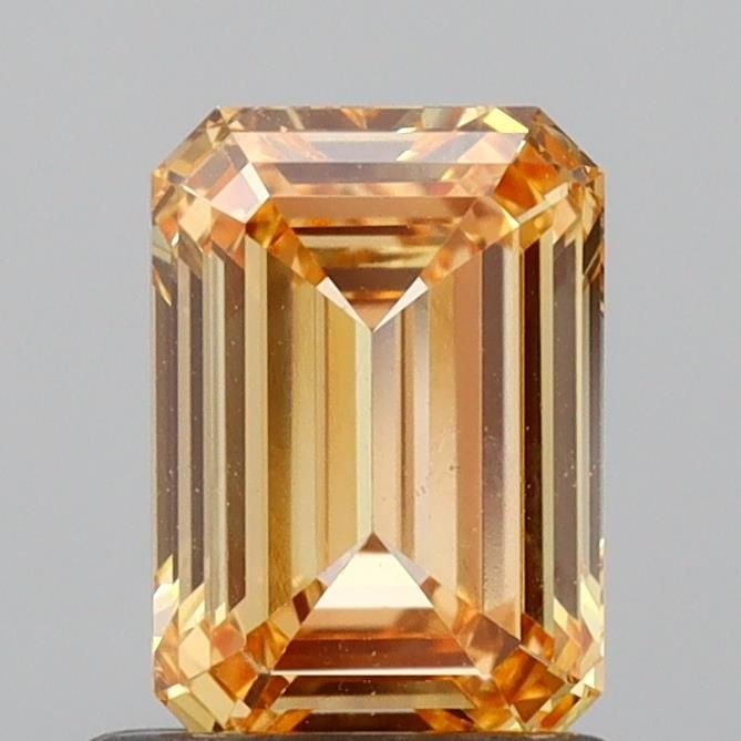 Loose Diamond - EMERALD 1.05ct Fancy Vivid Orange VS1 (1 of 1)