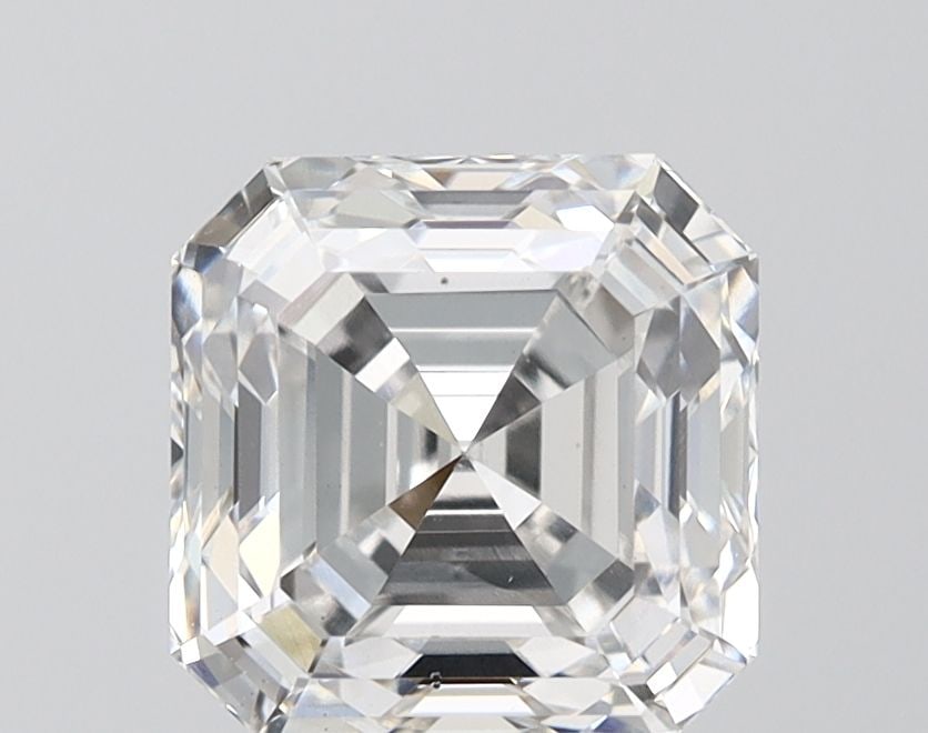 Loose Diamond - ASSCHER 3.04ct F VS1: Loose Diamond - ASSCHER 3.04ct F VS1 Source: This is a real non-mined Diamond that has been grown in a lab Shape: ASSCHER Carats: 3.04 Color: F Clarity: VS1 Certification: NONE Video: