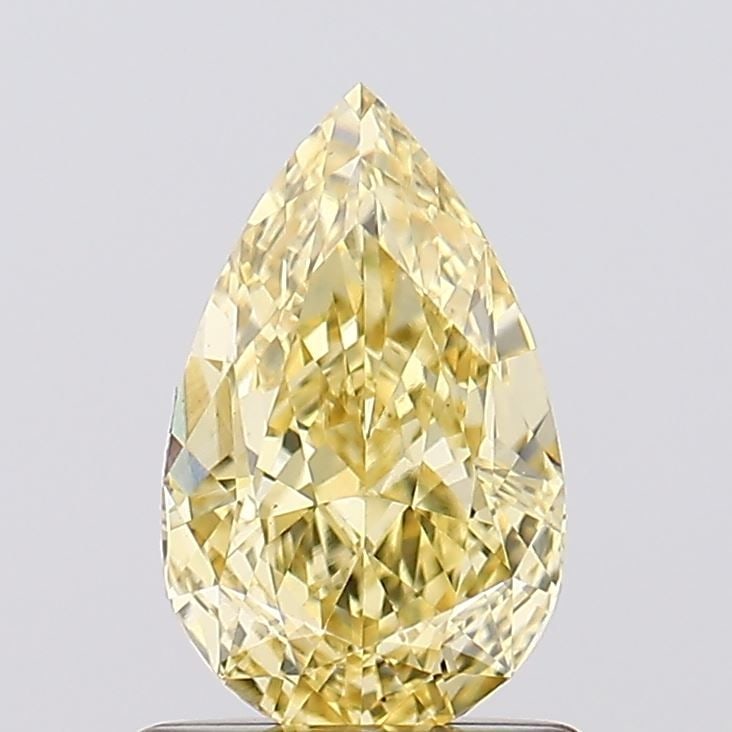Loose Diamond - PEAR 1.01ct Fancy Vivid Yellow VS1 (1 of 1)