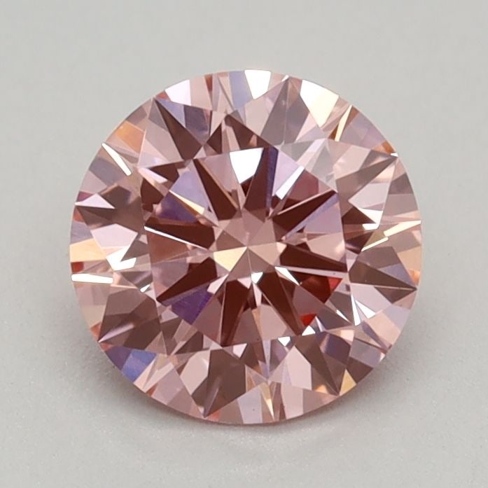 Ideal Loose Diamond - ROUND 0.57ct Fancy Vivid Pink VS1: Ideal Loose Diamond - ROUND 0.57ct Fancy Vivid Pink VS1 Source: This is a real non-mined Diamond that has been grown in a lab Shape: ROUND Carats: 0.57 Color: Fancy Vivid Pink Certification: IGI Video