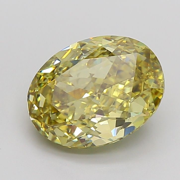 Loose Diamond - OVAL 5.01ct Fancy Intense Yellow VS2: Loose Diamond - OVAL 5.01ct Fancy Intense Yellow VS2 Source: This is a real non-mined Diamond that has been grown in a lab Shape: OVAL Carats: 5.01 Color: Fancy Intense Yellow Certification: IGI Video