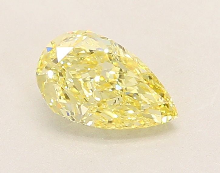 Loose Diamond - PEAR 1.01ct Fancy Yellow VS1: Loose Diamond - PEAR 1.01ct Fancy Yellow VS1 Source: This is a real non-mined Diamond that has been grown in a lab Shape: PEAR Carats: 1.01 Color: Fancy Yellow Certification: IGI Video: