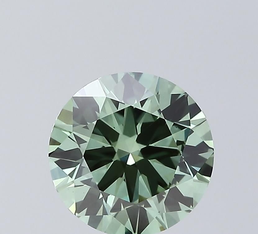 Loose Diamond - ROUND 2.01ct Fancy Vivid Green VS1: Loose Diamond - ROUND 2.01ct Fancy Vivid Green VS1 Source: This is a real non-mined Diamond that has been grown in a lab Shape: ROUND Carats: 2.01 Color: Fancy Vivid Green Certification: IGI Video: