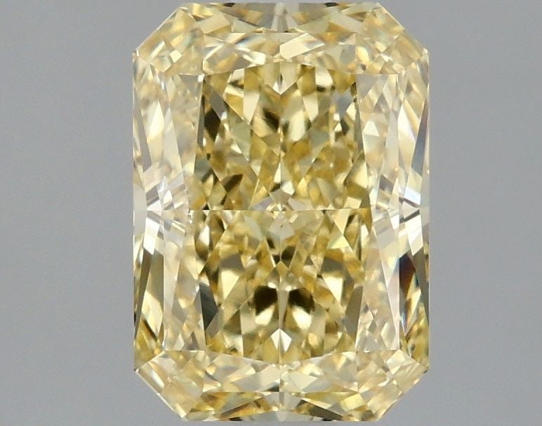 Loose Diamond - RADIANT 2.04ct Fancy Intense Yellow VVS2: Loose Diamond - RADIANT 2.04ct Fancy Intense Yellow VVS2 Source: This is a real non-mined Diamond that has been grown in a lab Shape: RADIANT Carats: 2.04 Color: Fancy Intense Yellow Certification: IG