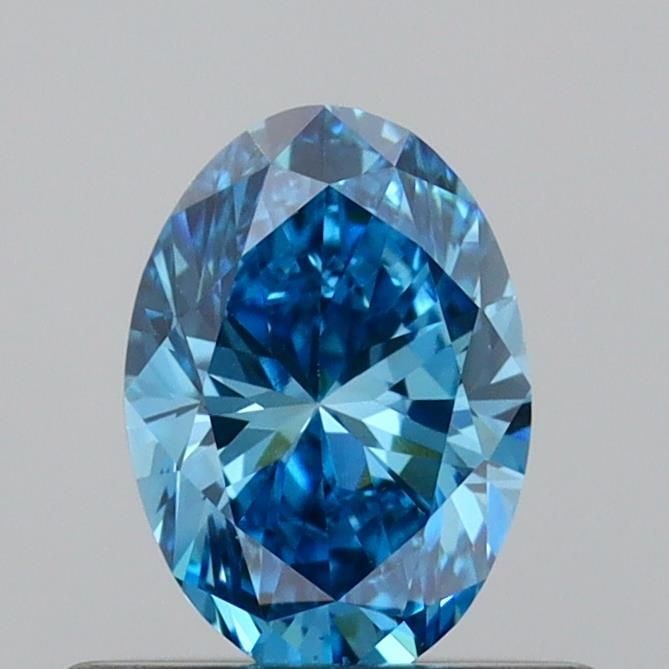 Loose Diamond - OVAL 0.5ct Fancy Vivid Blue VS2 (1 of 1)