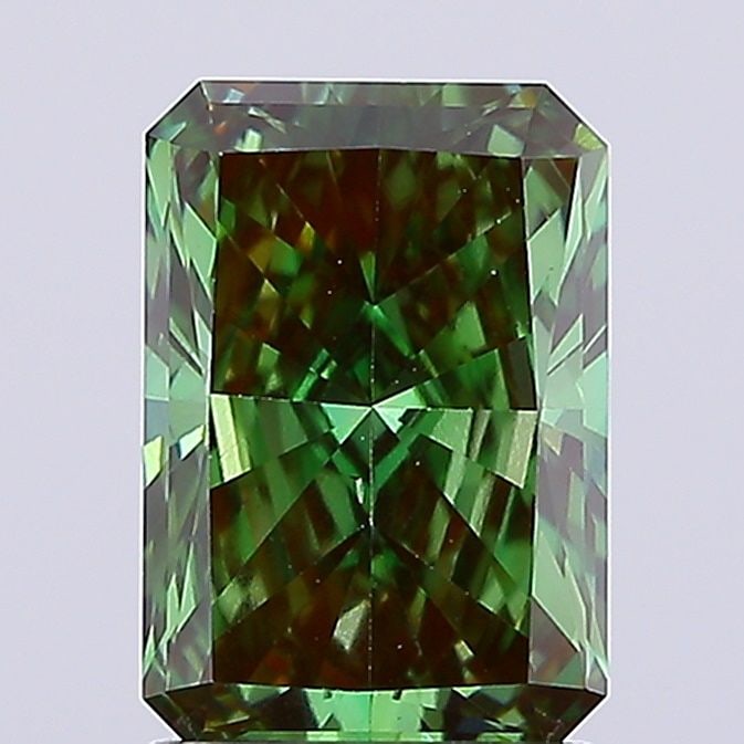 Loose Diamond - RADIANT 2.09ct Fancy Vivid Green VS2 (1 of 1)