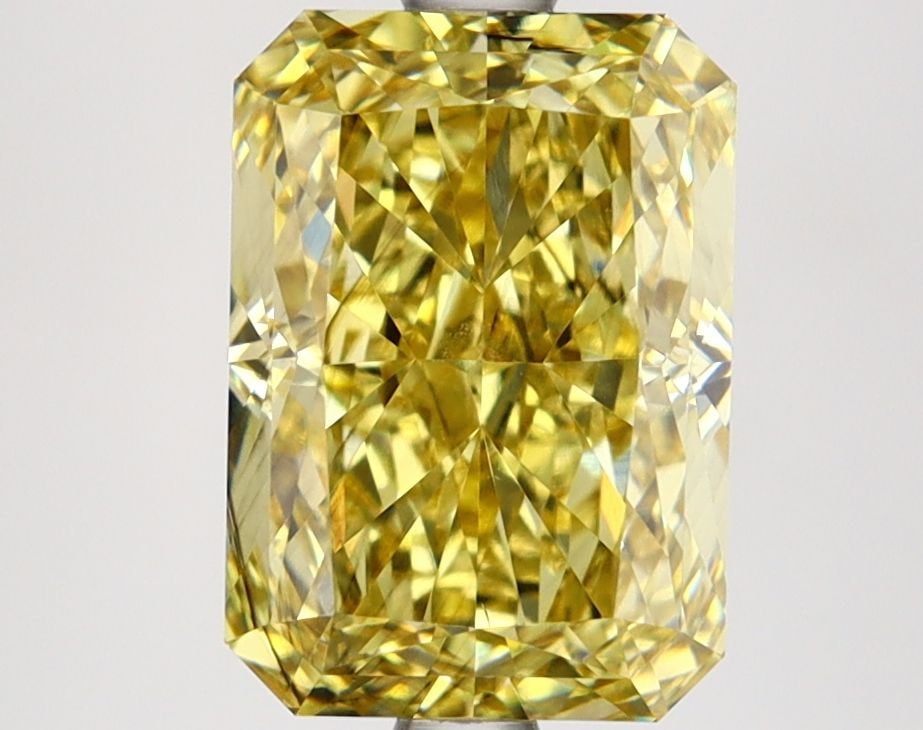 Loose Diamond - RADIANT 3.13ct Fancy Intense Yellow SI1: Loose Diamond - RADIANT 3.13ct Fancy Intense Yellow SI1 Source: This is a real non-mined Diamond that has been grown in a lab Shape: RADIANT Carats: 3.13 Color: Fancy Intense Yellow Certification: IGI