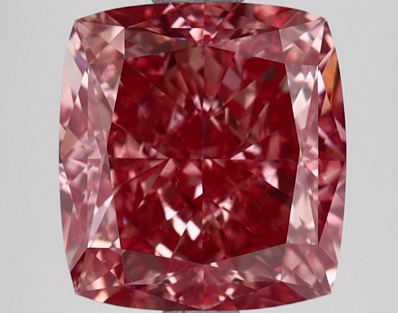 Loose Diamond - CUSHION MODIFIED 3.53ct Fancy Vivid Pink VS1: Loose Diamond - CUSHION MODIFIED 3.53ct Fancy Vivid Pink VS1 Source: This is a real non-mined Diamond that has been grown in a lab Shape: CUSHION MODIFIED Carats: 3.53 Color: Fancy Vivid Pink Certific