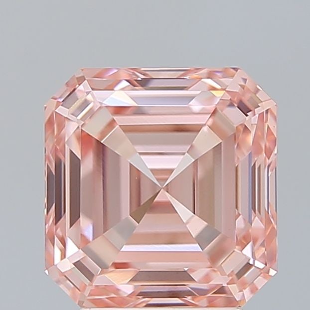 Loose Diamond - SQUARE EMERALD 4.02ct Fancy Intense Pink VVS2: Loose Diamond - SQUARE EMERALD 4.02ct Fancy Intense Pink VVS2 Source: This is a real non-mined Diamond that has been grown in a lab Shape: SQUARE EMERALD Carats: 4.02 Color: Fancy Intense Pink Certifi