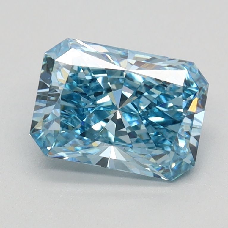 Loose Diamond - RADIANT 1.11ct Fancy Vivid Blue VS1: Loose Diamond - RADIANT 1.11ct Fancy Vivid Blue VS1 Source: This is a real non-mined Diamond that has been grown in a lab Shape: RADIANT Carats: 1.11 Color: Fancy Vivid Blue Certification: IGI Video: