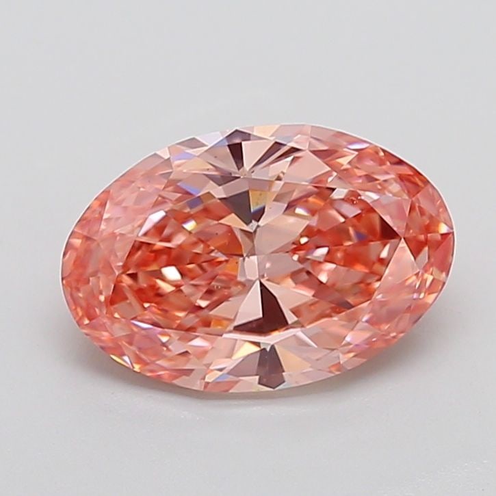Loose Diamond - OVAL 3.29ct Fancy Intense Brownish Pink VS1 (1 of 1)
