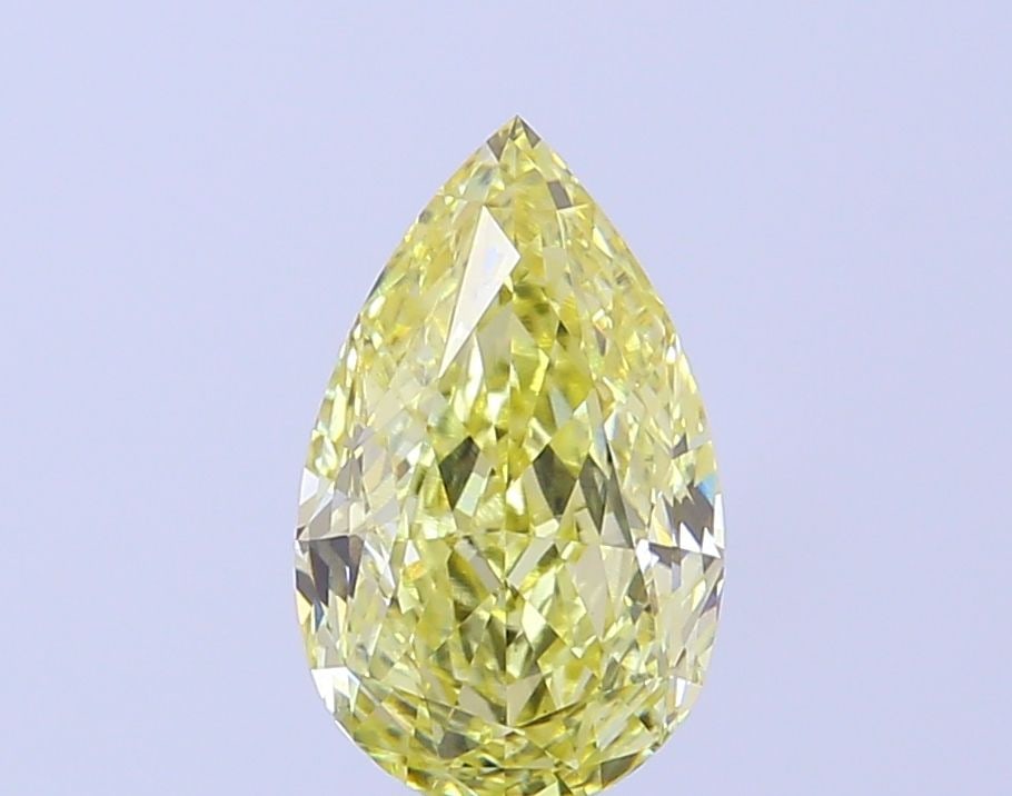 Loose Diamond - PEAR 2.41ct Fancy Intense Yellow VS1: Loose Diamond - PEAR 2.41ct Fancy Intense Yellow VS1 Source: This is a real non-mined Diamond that has been grown in a lab Shape: PEAR Carats: 2.41 Color: Fancy Intense Yellow Certification: IGI Video