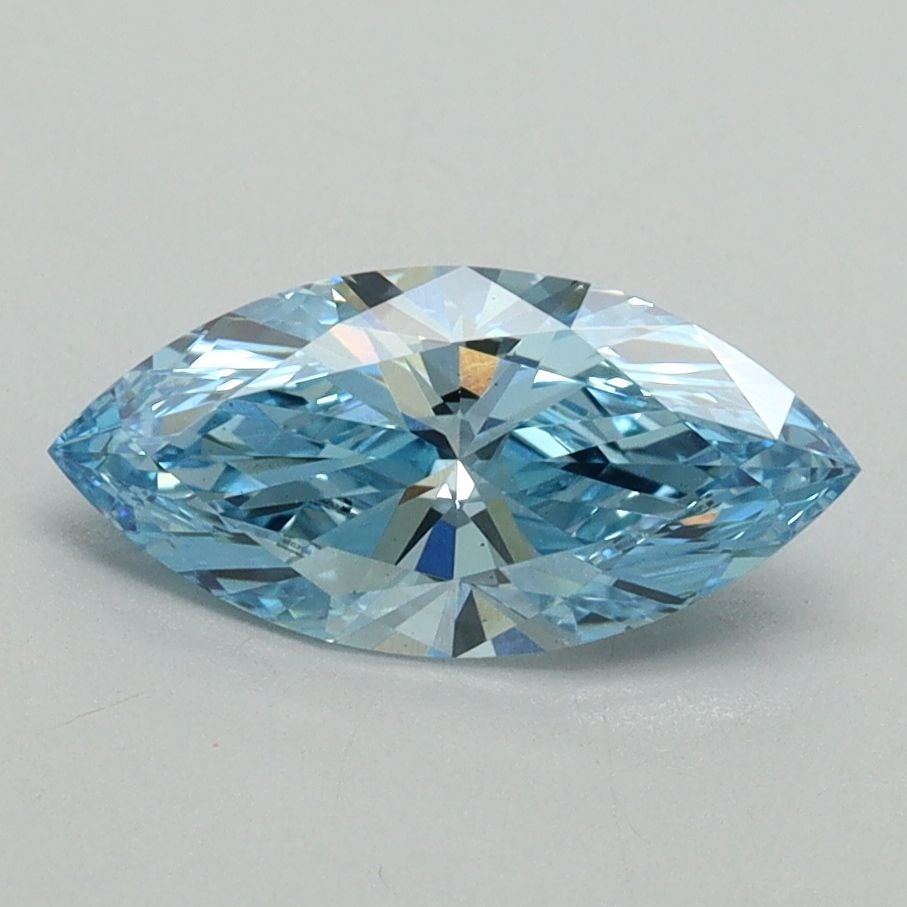 Loose Diamond - MARQUISE 1.0ct Fancy Vivid Blue VS1: Loose Diamond - MARQUISE 1.0ct Fancy Vivid Blue VS1 Source: This is a real non-mined Diamond that has been grown in a lab Shape: MARQUISE Carats: 1.0 Color: Fancy Vivid Blue Certification: IGI Video: