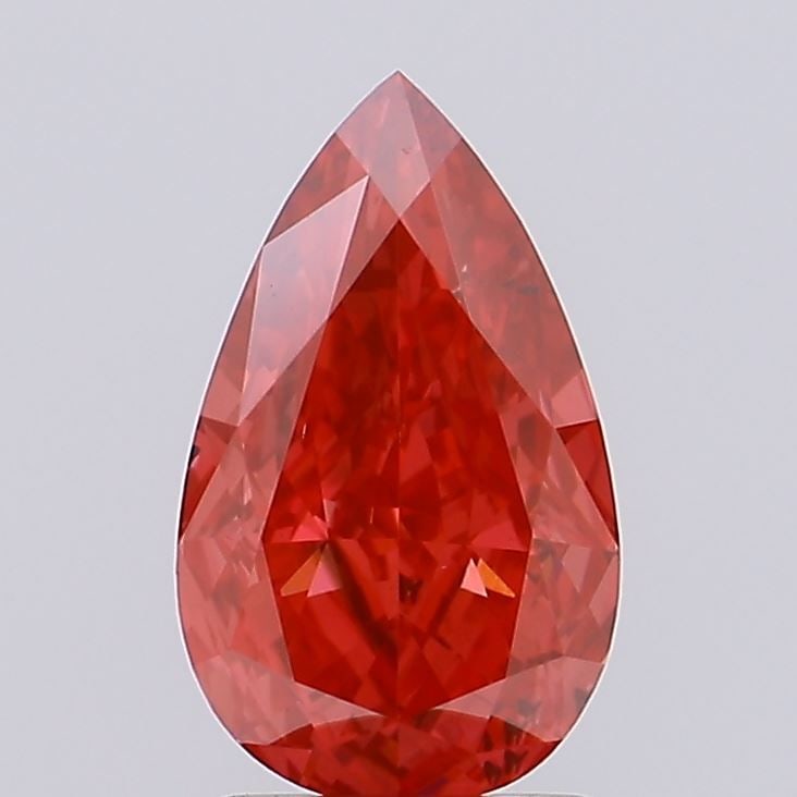 Loose Diamond - PEAR 1.5ct Fancy Vivid Red VS2 (1 of 1)