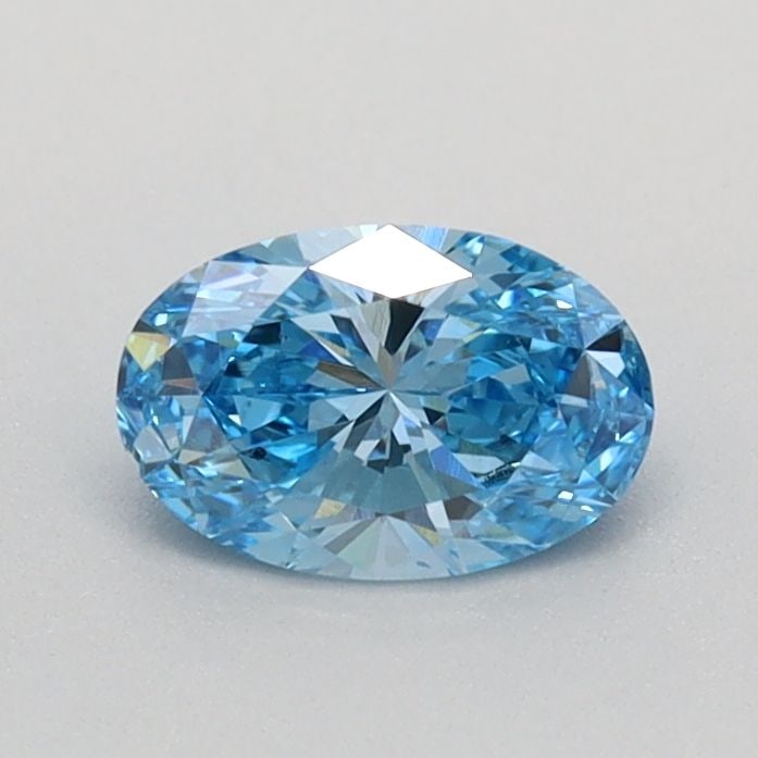 Loose Diamond - OVAL 0.43ct Fancy Vivid Blue VS2: Loose Diamond - OVAL 0.43ct Fancy Vivid Blue VS2 Source: This is a real non-mined Diamond that has been grown in a lab Shape: OVAL Carats: 0.43 Color: Fancy Vivid Blue Certification: IGI Video: