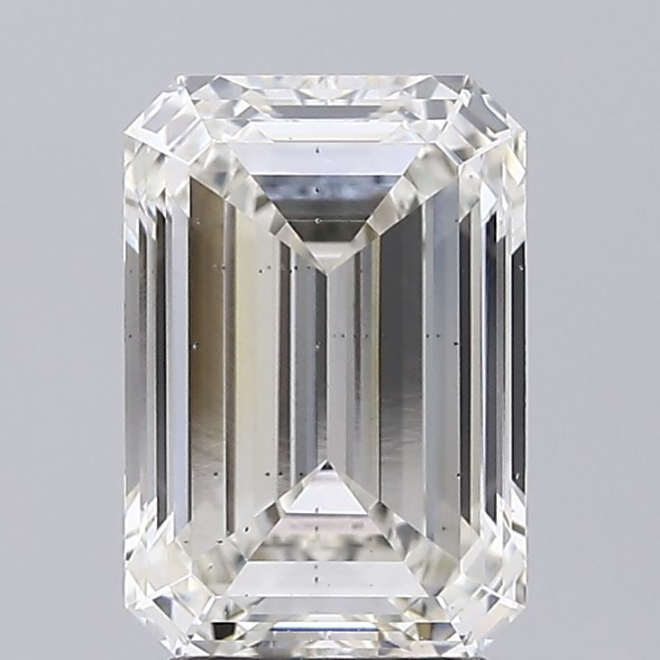 Loose Diamond - EMERALD 3.1ct H SI1: Loose Diamond - EMERALD 3.1ct H SI1 Source: This is a real non-mined Diamond that has been grown in a lab Shape: EMERALD Carats: 3.1 Color: H Clarity: SI1 Certification: IGI Video: