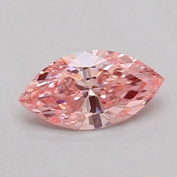 Loose Diamond - MARQUISE 0.23ct Fancy Vivid Pink VVS2: Loose Diamond - MARQUISE 0.23ct Fancy Vivid Pink VVS2 Source: This is a real non-mined Diamond that has been grown in a lab Shape: MARQUISE Carats: 0.23 Color: Fancy Vivid Pink Certification: IGI The