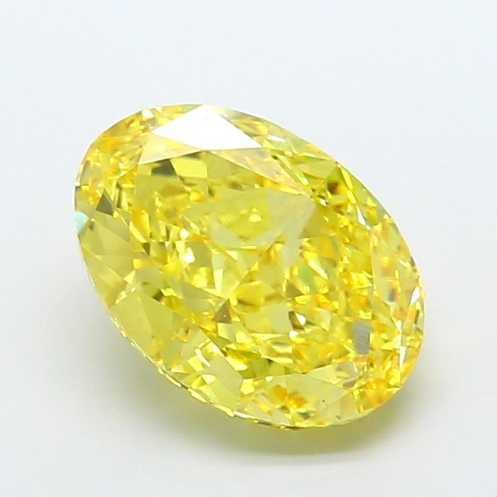 Loose Diamond - OVAL 8.06ct Fancy Vivid Yellow VS1: Loose Diamond - OVAL 8.06ct Fancy Vivid Yellow VS1 Source: This is a real non-mined Diamond that has been grown in a lab Shape: OVAL Carats: 8.06 Color: Fancy Vivid Yellow Certification: IGI Video: