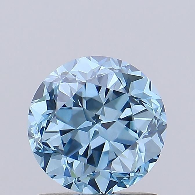 Loose Diamond - ROUND 1.23ct Fancy Vivid Blue VS1: Loose Diamond - ROUND 1.23ct Fancy Vivid Blue VS1 Source: This is a real non-mined Diamond that has been grown in a lab Shape: ROUND Carats: 1.23 Color: Fancy Vivid Blue Certification: IGI Video: