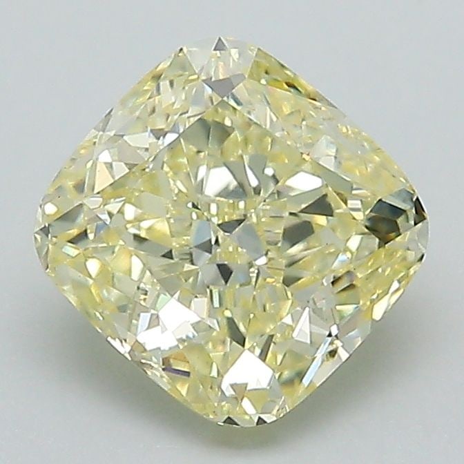 Loose Diamond - CUSHION BRILLIANT 1.66ct Fancy Yellow VS1: Loose Diamond - CUSHION BRILLIANT 1.66ct Fancy Yellow VS1 Source: This is a real non-mined Diamond that has been grown in a lab Shape: CUSHION BRILLIANT Carats: 1.66 Color: Fancy Yellow Certification: