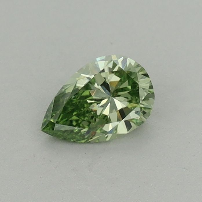 Loose Diamond - PEAR 0.32ct Fancy Vivid Green VS1: Loose Diamond - PEAR 0.32ct Fancy Vivid Green VS1 Source: This is a real non-mined Diamond that has been grown in a lab Shape: PEAR Carats: 0.32 Color: Fancy Vivid Green Certification: IGI Video: