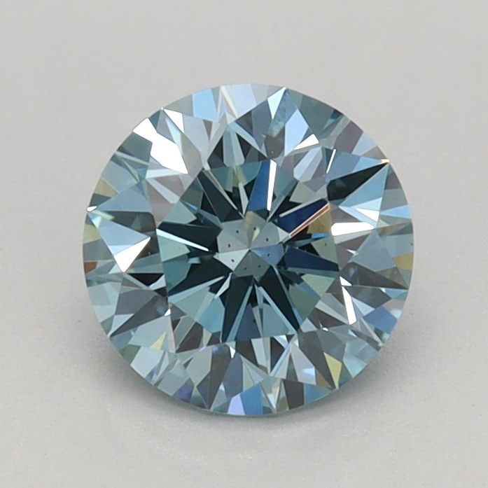 Ideal Loose Diamond - ROUND 0.68ct Fancy Vivid Blue VS2: Ideal Loose Diamond - ROUND 0.68ct Fancy Vivid Blue VS2 Source: This is a real non-mined Diamond that has been grown in a lab Shape: ROUND Carats: 0.68 Color: Fancy Vivid Blue Certification: IGI Video
