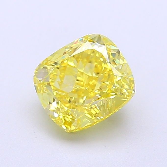 Loose Diamond - CUSHION MODIFIED 1.52ct Fancy Vivid Yellow IF (1 of 1)