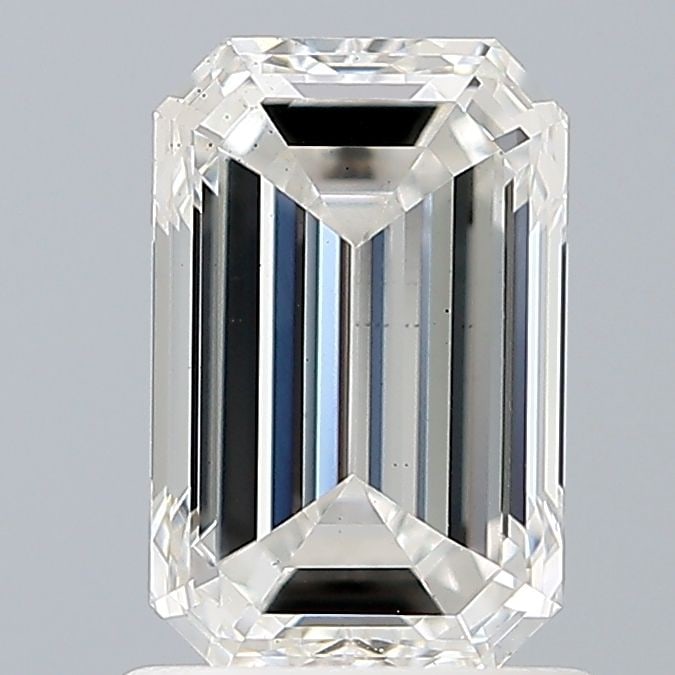 Loose Diamond - EMERALD 1.22ct F VS2: Loose Diamond - EMERALD 1.22ct F VS2 Source: This is a real non-mined Diamond that has been grown in a lab Shape: EMERALD Carats: 1.22 Color: F Clarity: VS2 Certification: IGI Video: