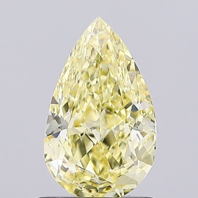Loose Diamond - PEAR 0.83ct Fancy Intense Yellow VS1: Loose Diamond - PEAR 0.83ct Fancy Intense Yellow VS1 Source: This is a real non-mined Diamond that has been grown in a lab Shape: PEAR Carats: 0.83 Color: Fancy Intense Yellow Certification: IGI Video