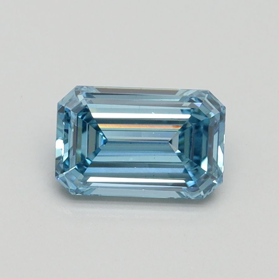 Loose Diamond - EMERALD 1.0ct Fancy Intense Blue VS2: Loose Diamond - EMERALD 1.0ct Fancy Intense Blue VS2 Source: This is a real non-mined Diamond that has been grown in a lab Shape: EMERALD Carats: 1.0 Color: Fancy Intense Blue Certification: IGI Video