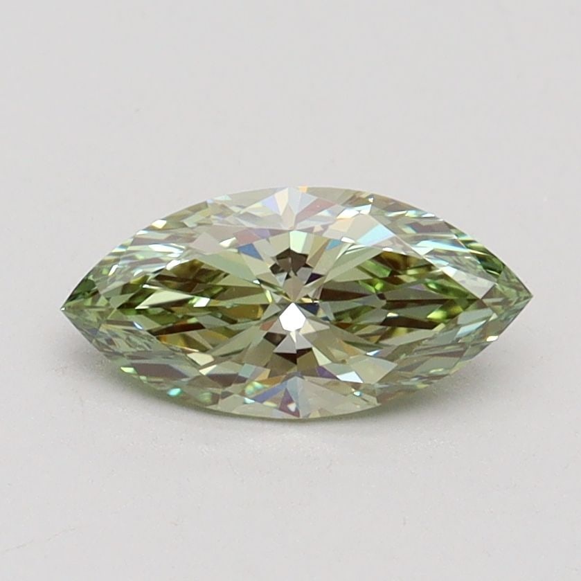 Loose Diamond - MARQUISE 0.7ct Fancy Intense Green VS1: Loose Diamond - MARQUISE 0.7ct Fancy Intense Green VS1 Source: This is a real non-mined Diamond that has been grown in a lab Shape: MARQUISE Carats: 0.7 Color: Fancy Intense Green Certification: IGI V