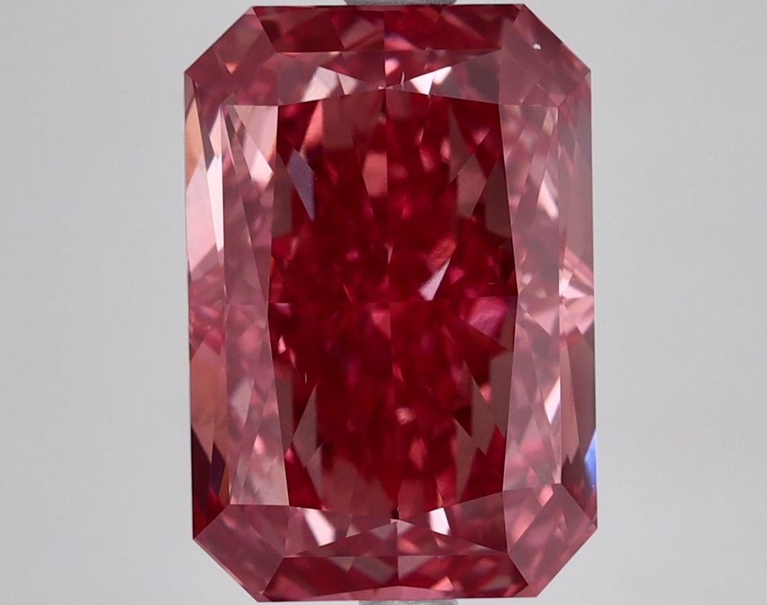 Loose Diamond - RADIANT 6.0ct Fancy Vivid Pink VS1 (1 of 1)