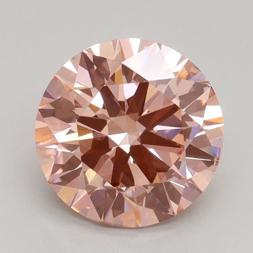 Loose Diamond - ROUND 2.56ct Fancy Intense Pink VS2: Loose Diamond - ROUND 2.56ct Fancy Intense Pink VS2 Source: This is a real non-mined Diamond that has been grown in a lab Shape: ROUND Carats: 2.56 Color: Fancy Intense Pink Certification: IGI