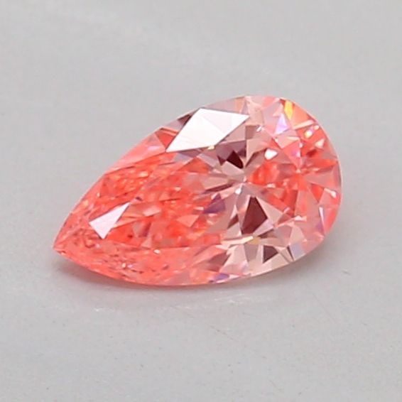 Loose Diamond - PEAR 0.22ct Fancy Vivid Pink VS1: Loose Diamond - PEAR 0.22ct Fancy Vivid Pink VS1 Source: This is a real non-mined Diamond that has been grown in a lab Shape: PEAR Carats: 0.22 Color: Fancy Vivid Pink Certification: IGI Video: